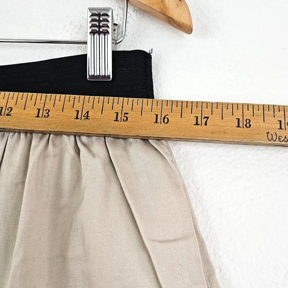 American Sz 3X Floral Rosette Appliqués Ecru Skirt Pockets Romantic Party Fairy - Picture 6 of 9